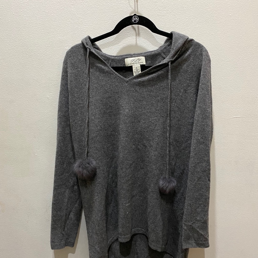 Cashmere and rabbit fur sweater
